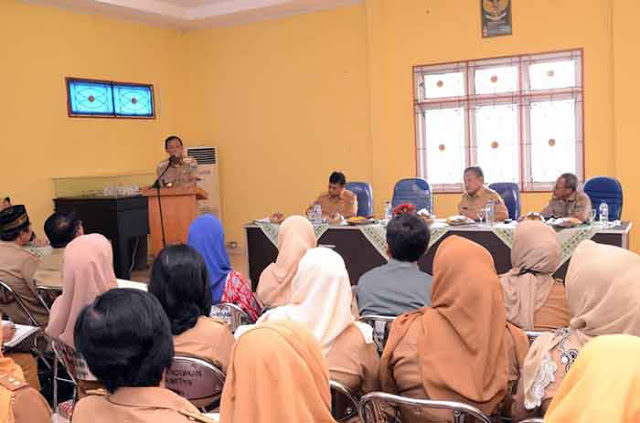 Pairin dan Djohan Gelar Pertemuan dengan Para Kepala Sekolah di Metro