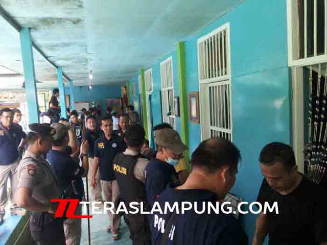 Penggeledahan Lapas Rajabasa: Tes Urine, Tiga Sipir Positif Gunakan Sabu