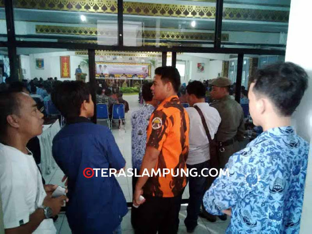 Insiden Warnai Musrenbag di Kantor Pemkab Lampung Utara