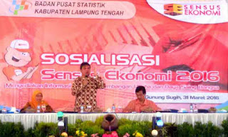 Junaidi: Sensus Ekonomi 2016 Harus Jadi Hajat Warga Indonesia