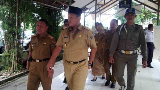 Penataan RS Demang Sepulau Raya, Bupati Mustafa Beri “Deadline” Dinkes Satu Minggu