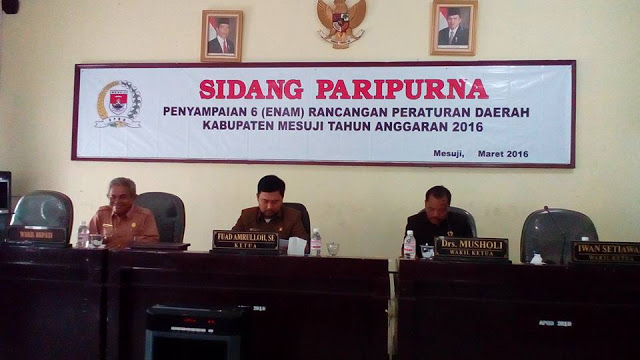 Pemkab Mesuji Ajukan Enam Raperda, Termasuk tentang Kota Terpadu Mandiri