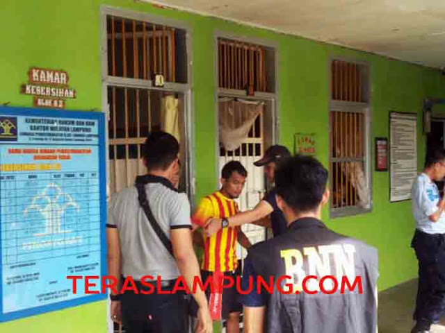 Hasil Tes Urine, 37 Napi Lapas Rajabasa Positif Konsumsi Narkoba