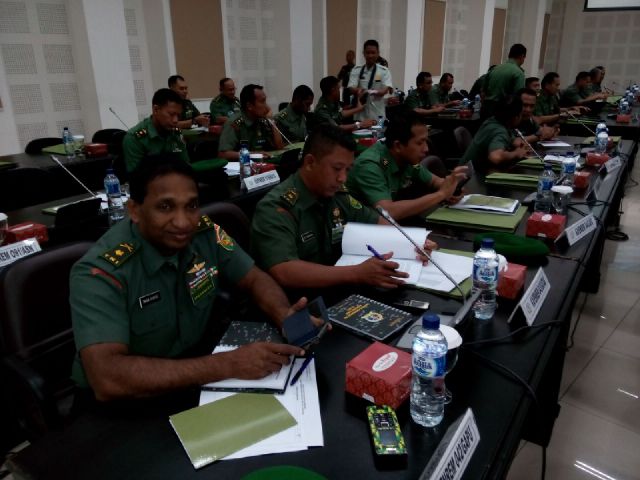 Kapenrem Ikuti Rakernis Penerangan di Mabes AD