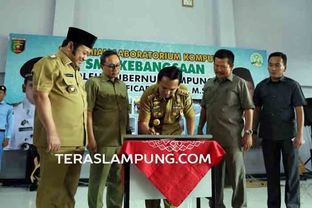 Gubernur Ridho Juluki SMA Kebangsaan Lamsel, Sebagai Kandang Sang Juara