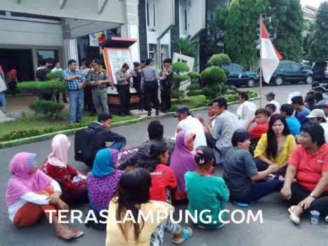 Terkait HGU Bumi Waras, Aktivis KARAT Datangi Pemkab Lampung Utara