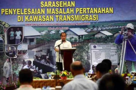 Menteri Desa PDDT Optimistis Selesaikan Masalah Pertanahan di Kawasan Transmigrasi
