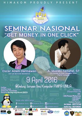 Mau Dapat Uang Per Klik? Ikuti Seminar Bitcoin Berikut Ini