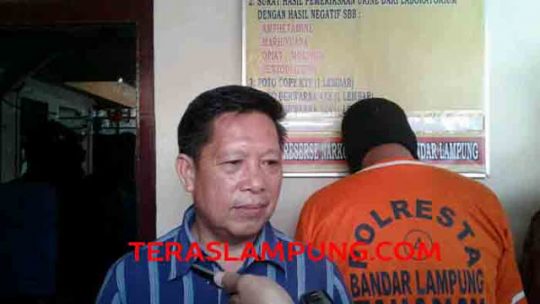 Selain Sebagai Pengedar, Sopir Angkot di Bandarlampung Juga Jadi Pemakai Narkoba