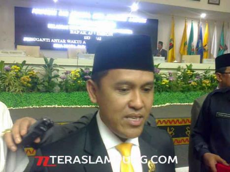 Dilantik sebagai Anggota DPRD Lampung, Ali Imron: Saya akan Belajar Sambil Bekerja Keras