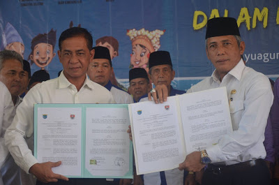 Pemkab Mesuji dan OKI Tandatangani Kerjasama Antar Daerah