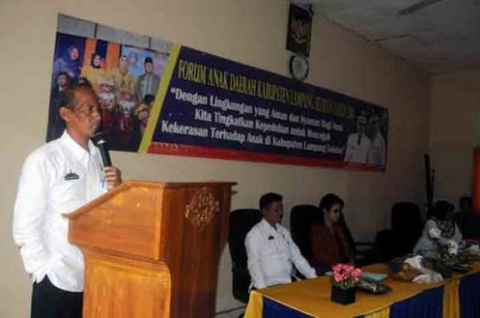 Pj Sekda Lantik Forum Anak Daerah Lampung Selatan