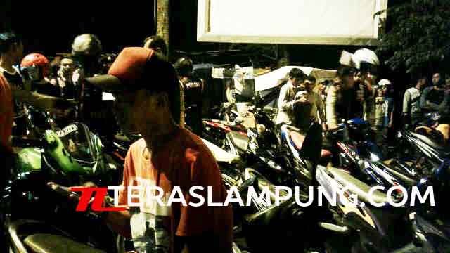 Aksi Saling Kejar Warnai Razia Balap Liar di PKOR Way Halim