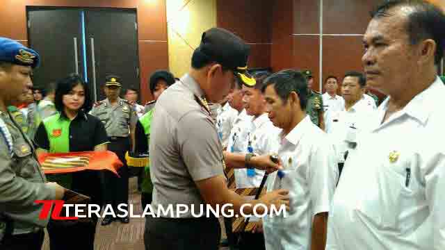 Kapolresta Bandarlampung Lantik 11 Lurah sebagai Satgas Antinarkoba