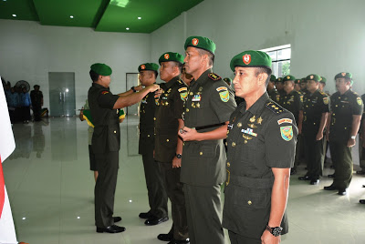 Danrem Pimpin Acara Sertijab Dandim Lampung Selatan dan Tanggamus
