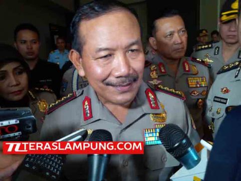 Kapolri Jenderal Badrodin Haiti akan Lantik 10 Ribu Satgas Anti-Narkoba Lampung