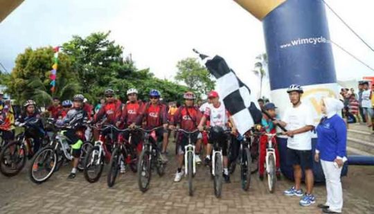 Festival Rajabasa IV 2016, Disparbud Lamsel Gelar Sepeda Santai