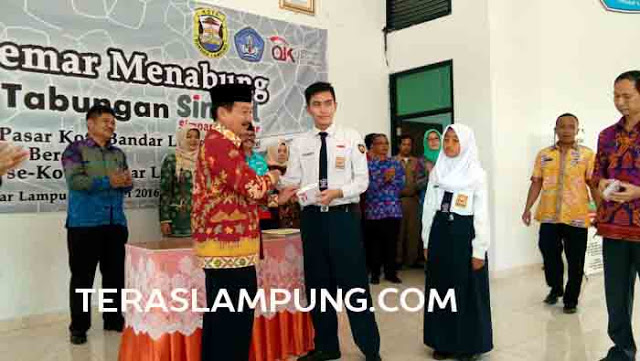 Ajarkan Pelajar Gemar Menabung, Bank Pasar Kerjasama dengan Lima Sekolah di Bandarlampung