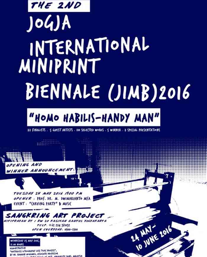 “Homo Habilis” Jadi Tema “Jogja International Miniprint Biennale” 2016