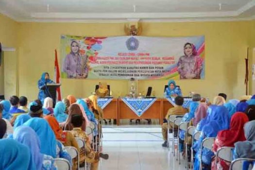 Ratusan Peserta Ikuti Lomba TP PKK Kota Metro