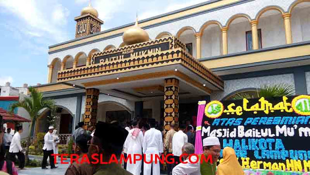 Walikota Herman HN Resmikan Masjid Baitul Mukmin di Kompleks RM Begadang V