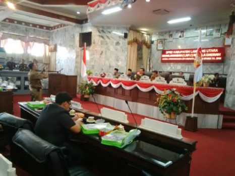 Hampir Separo Anggota DPRD Lampung Utara tak Hadiri Rapat Paripurna Penyampaian LKPj Kepala Daerah
