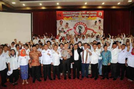 Bupati Agung Ilmu Mangkunegara Hadiri Deklarasi dan Pelantikan Pospera