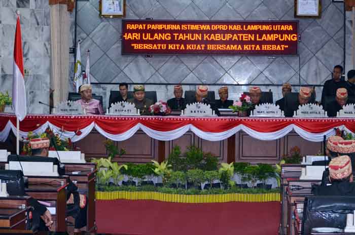 Kalangan Dewan Prihatin HUT Lampura Belum Ada Perdanya