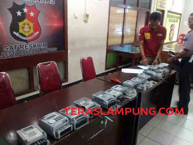 Inilah Modus dan Peran Anggota Sindikat Spesialis Pencuri Meteran Listrik di Lampung