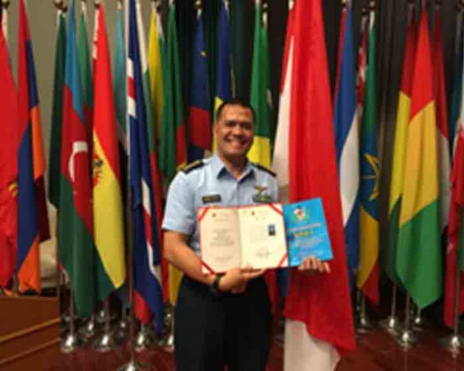 Siswa DSSC TNI AU Dapat Penghargaan “Outstanding Paper” di China