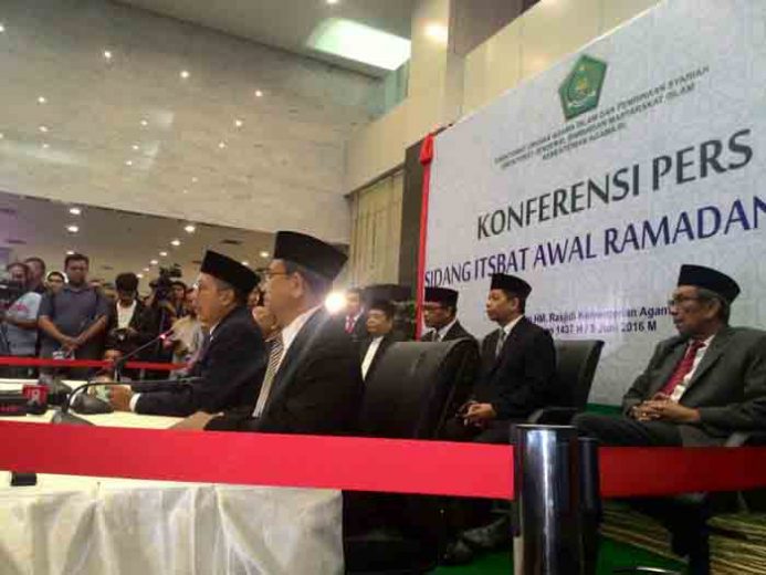 Pemerintah Tetapkan Puasa Ramadan 1437 H Dimulai Senin