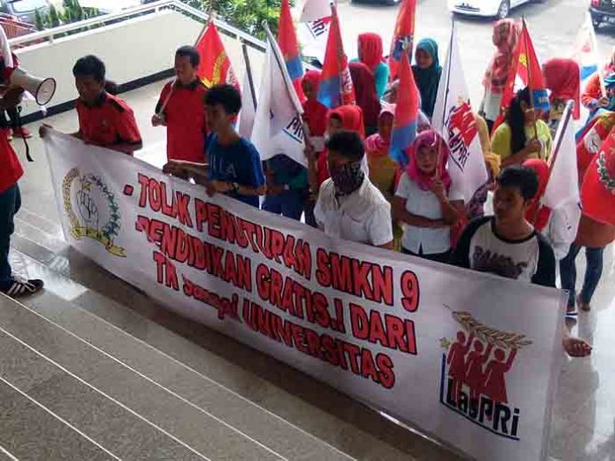 SPRI dan Laspri Tolak Penutupan SMKN 9 Bandarlampung