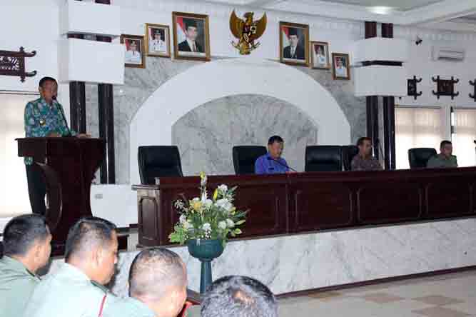 Walikota Pairin Terima Para Calon Perwira AD Peserta KKL