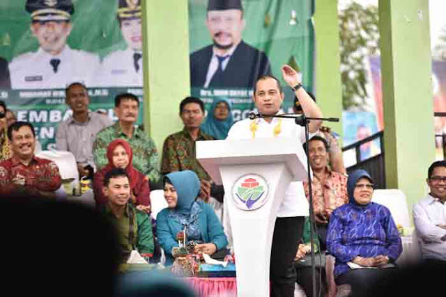 Di Sigi, Mendes Marwan Gelorakan Semangat Kemandirian Desa