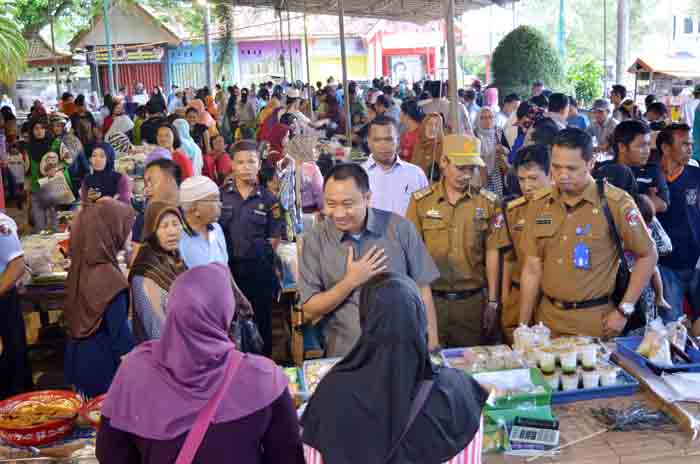 Bupati Agung Tinjau Pasar Bedug