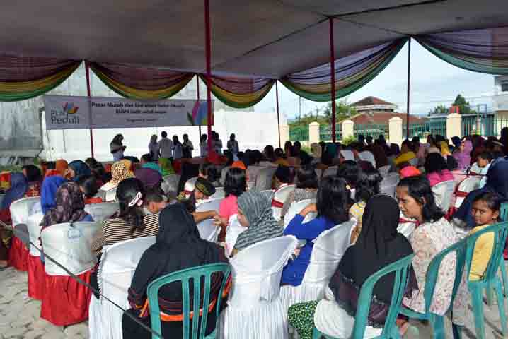 PLN Distribusi Lampung Gelar Pasar Murah di Pasar Medang Tanggamus
