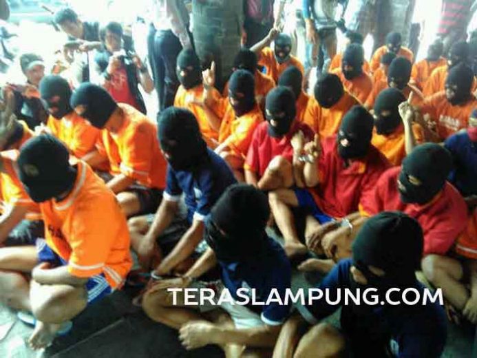 Operasi Sikat Krakatau, Polresta Bandarlampung Ungkap 37 Kasus Curat, Curas, dan Curanmor