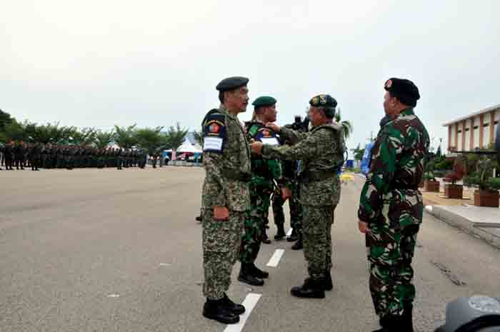 Sebanyak 1.831 Personel TNI dan ATM Gelar Latihan Gabungan Bersama di Malaysia
