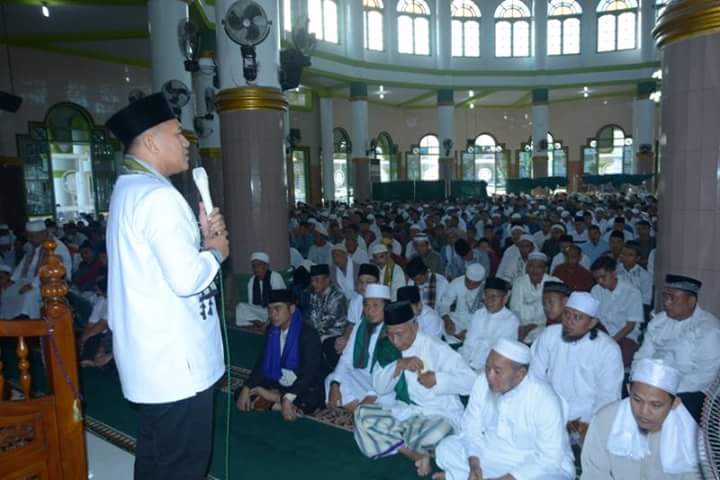 Bupati Mustafa Siap Jadikan Masjid Istiqlal Bandarjaya sebagai Ikon Lampung Tengah