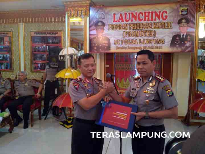 Kapolda Lampung Luncurkan Program Prioritas Promoter Kapolri