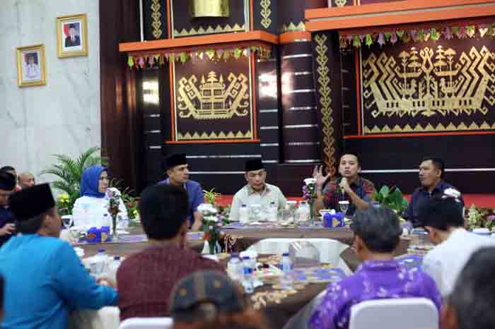 Silaturahmi dengan Para Pemred, Gubernur Paparkan Kemajuan Pembangunan Lampung