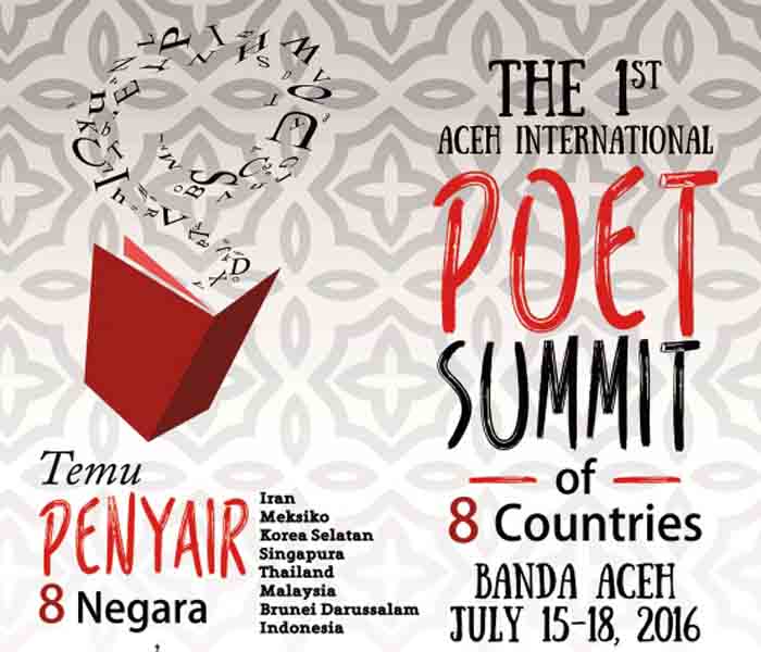 Sebanyak 27 Buku Puisi Diluncurkan  di Temu Penyair 8 Negara di Banda Aceh