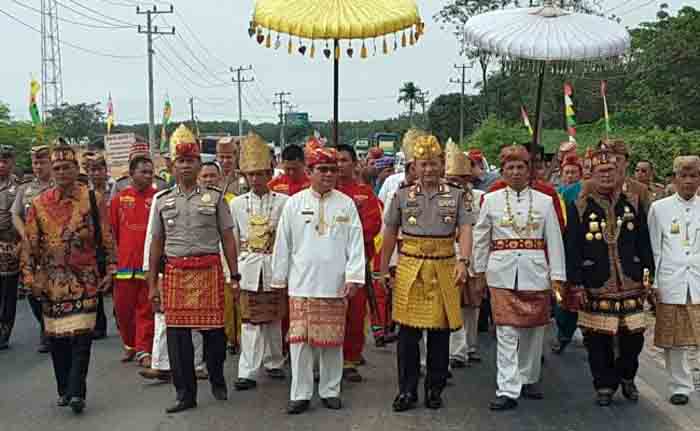 Hadiri Acara Adat, Kapolda Lampung “Anjau Silau” di Kabupaten Tulangbawang