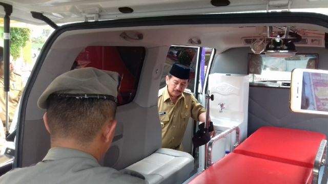 Walikota Herman HN Mengecek Kesiapan Pelayanan Ambulans Gratis