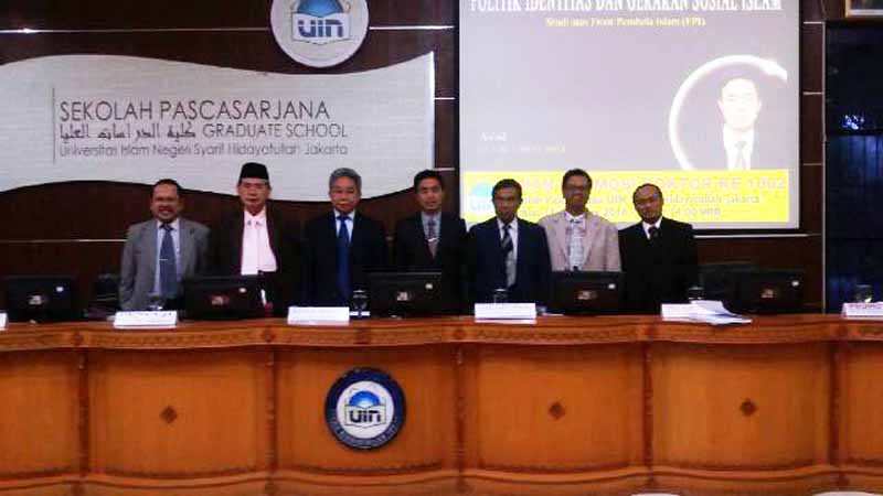 Wakil Ketua KI Lampung Raih Gelar Doktor Politik Islam dari UIN Syahid