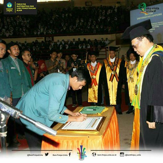 DPM dan Seluruh BEM Fakultas Unila Tanda Tangani Deklarasi Anti-Perpeloncoan