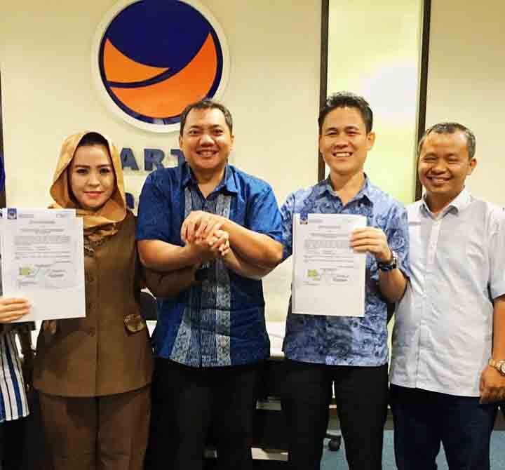 Pilkada Pringsewu 2017, Partai NasDem Dukung Siti Rahma-Edi Agus Yanto