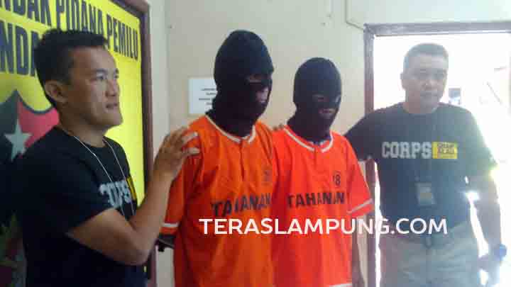 Tekab 308 Polresta Bandarlampung Bekuk Spesialis Pencuri di Rumah Kosong
