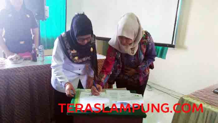 Dinkes Lampung Utara-Kejari Kotabumi Tanda Tangani Kerjasama di Bidang Hukum