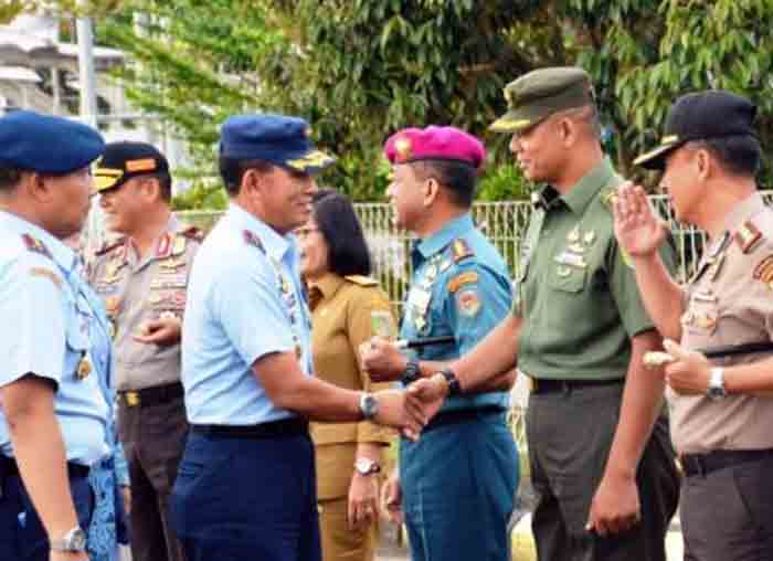Pangkoopsau I Lakukan Kunjungan Kerja ke Lanud TNI AU Astra Ksetra